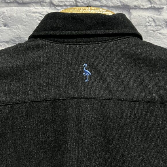 Tailorbyrd The Sweatershirt Men Button Up Long‎ Sleeve Flannel Shirt Size Medium - Picture 5 of 10